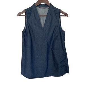 Toad&Co Navy Blue V-Neck Sleeveless Top - Small